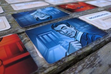 Codenames close up blue